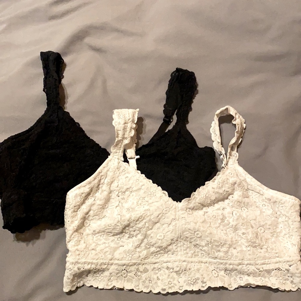 Aerie Softest Lace Classic Bralettes - 2 - XL